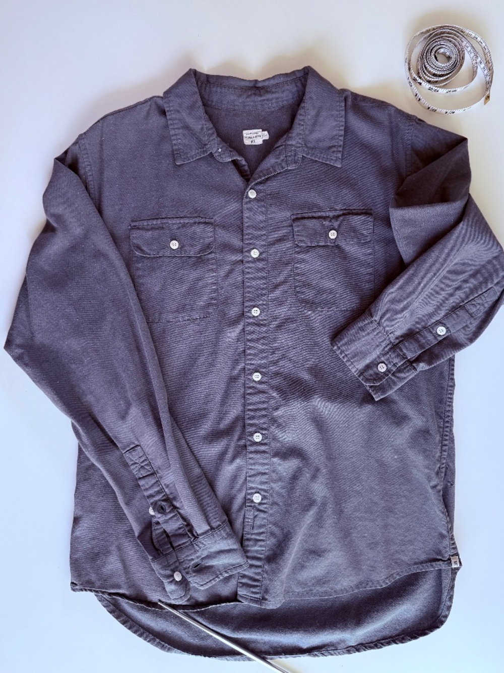 Bridge & Burn Work Shirt | Size M | Faded Charcoal